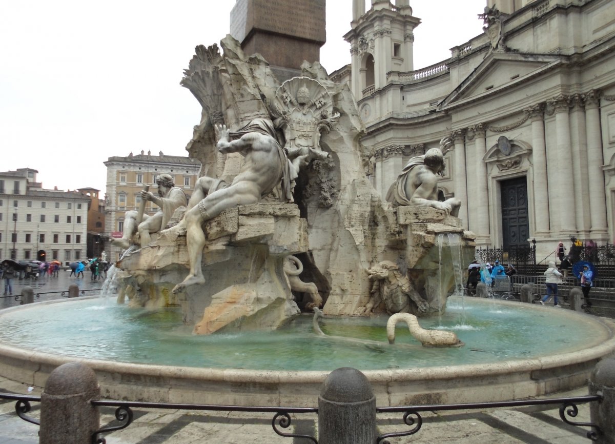 Площадь Гарибальди фонтан Италия