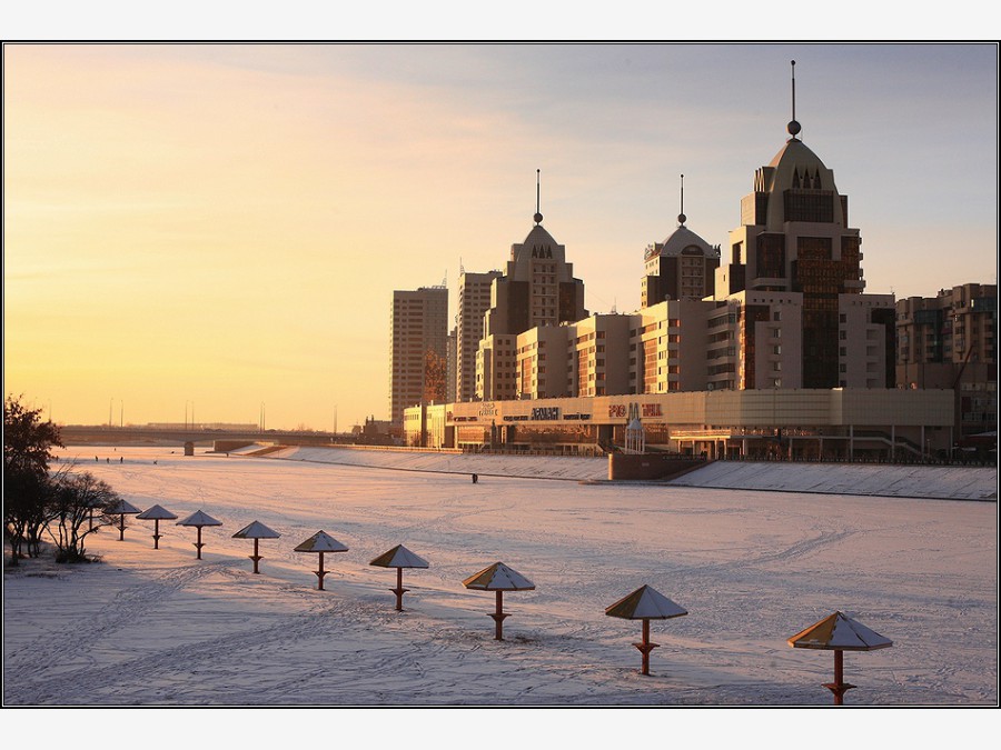 Зимний казахстан