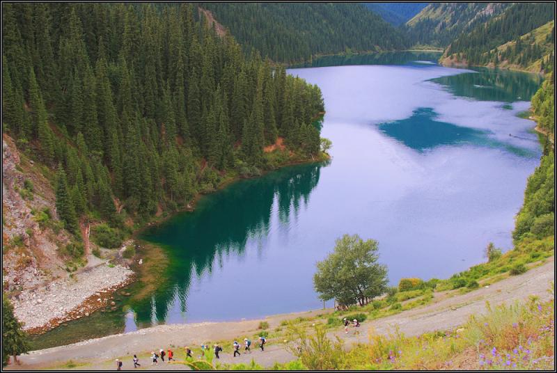 Казахстан - Озеро Кольсай. Фото №9