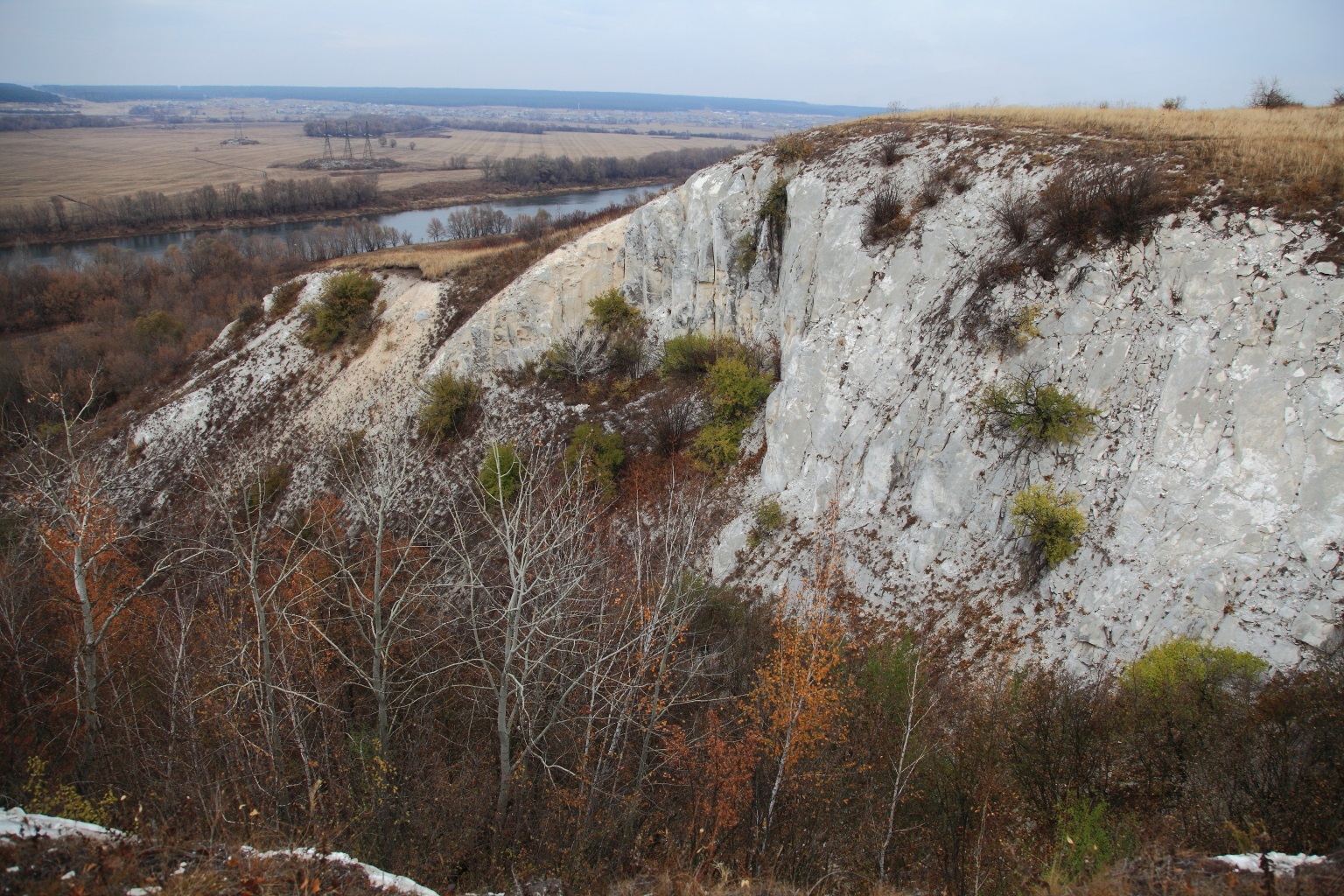 Меловые скалы Острогожск