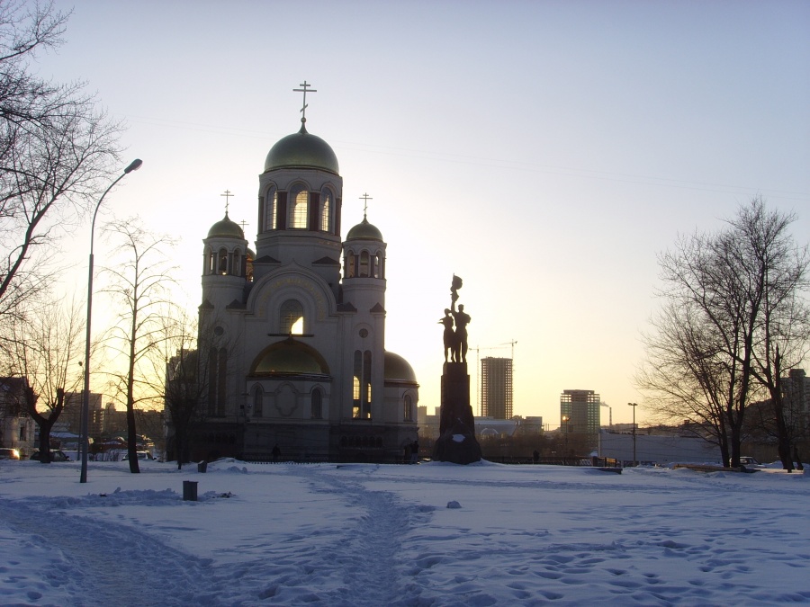 Новочеркасский православный собор зимой