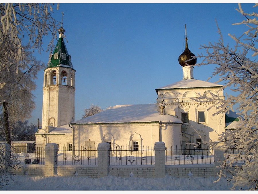 Городец Покровская Церковь танк