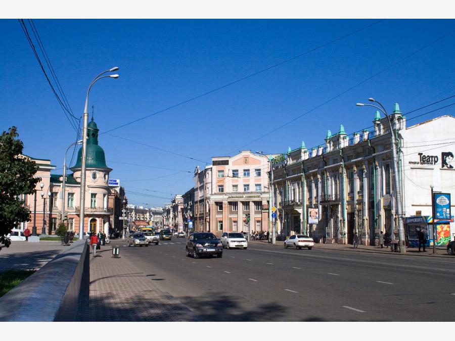 Иркутск улицы города фото