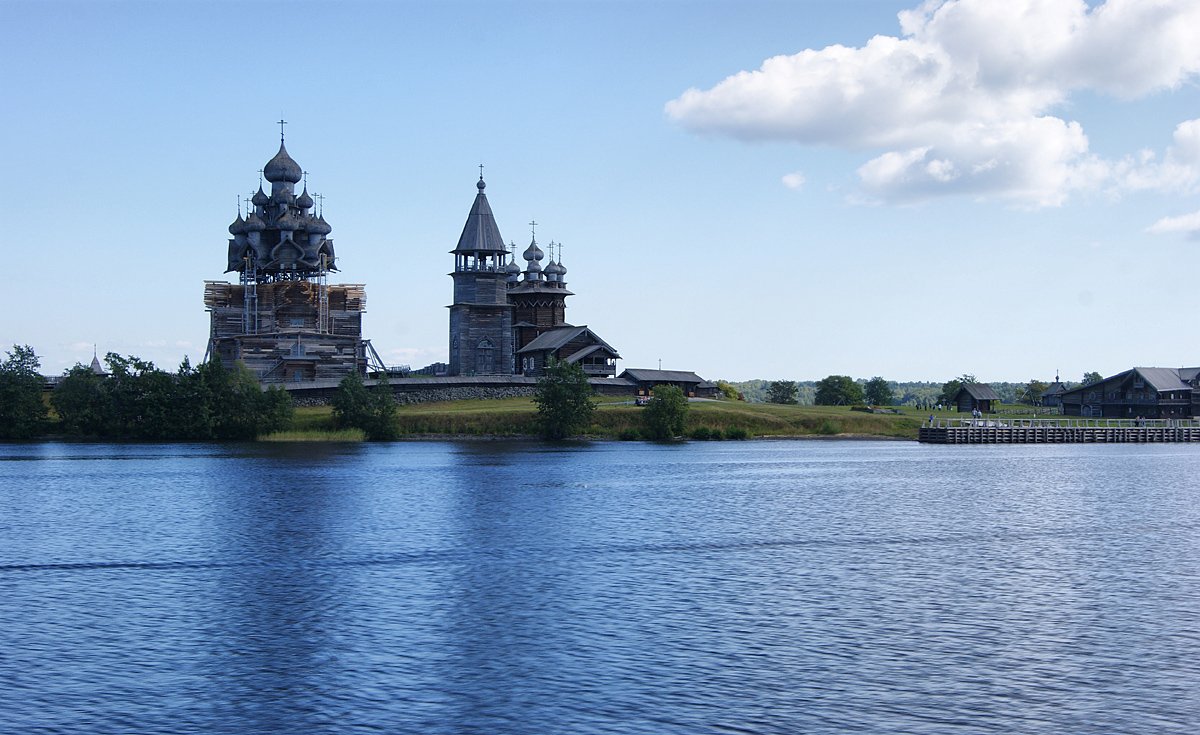 Фото Кижского погоста в деталях