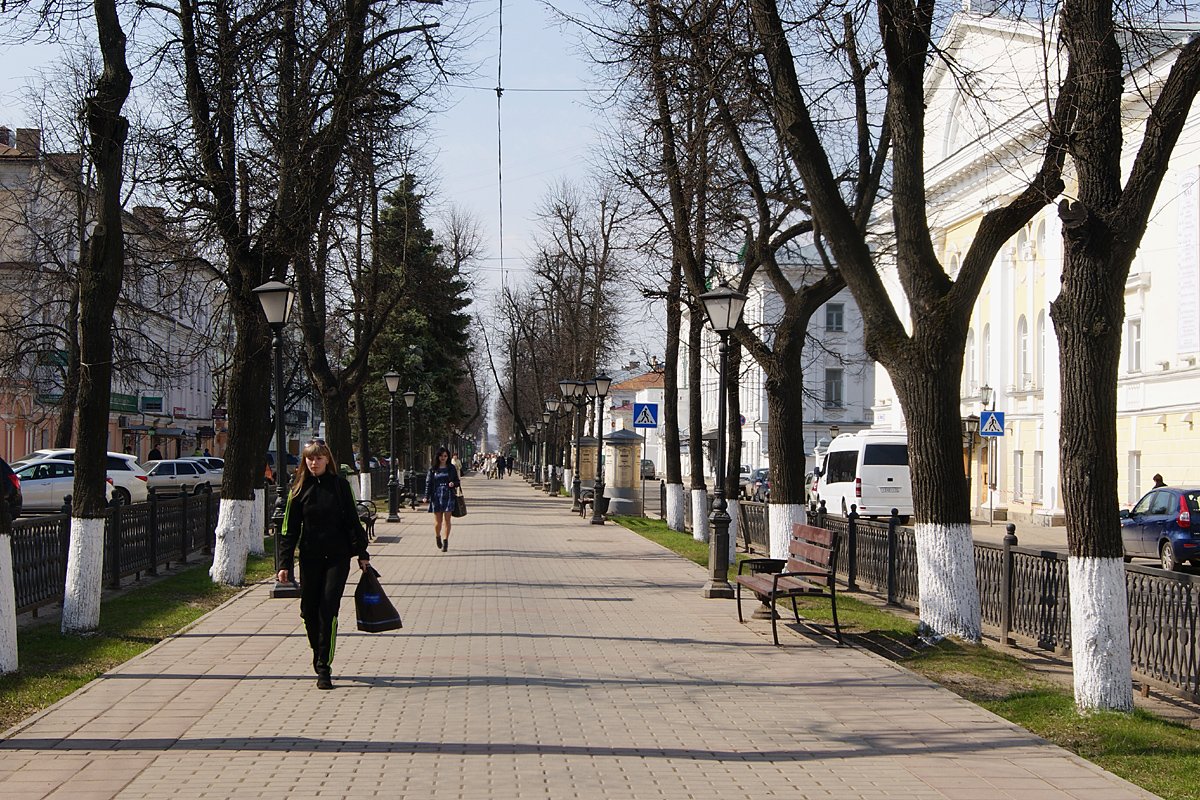 Бульвары проспекты фото. Кострома малый бульвар.