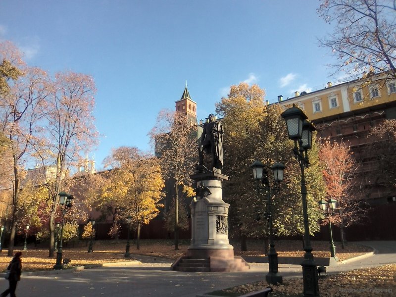 Москва александровский сад фото с описанием достопримечательности