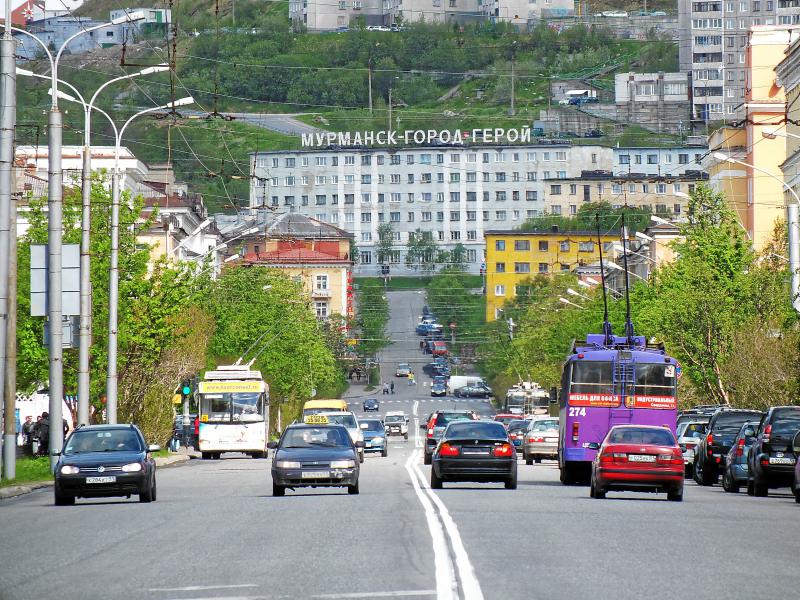 Мурманск фото города летом