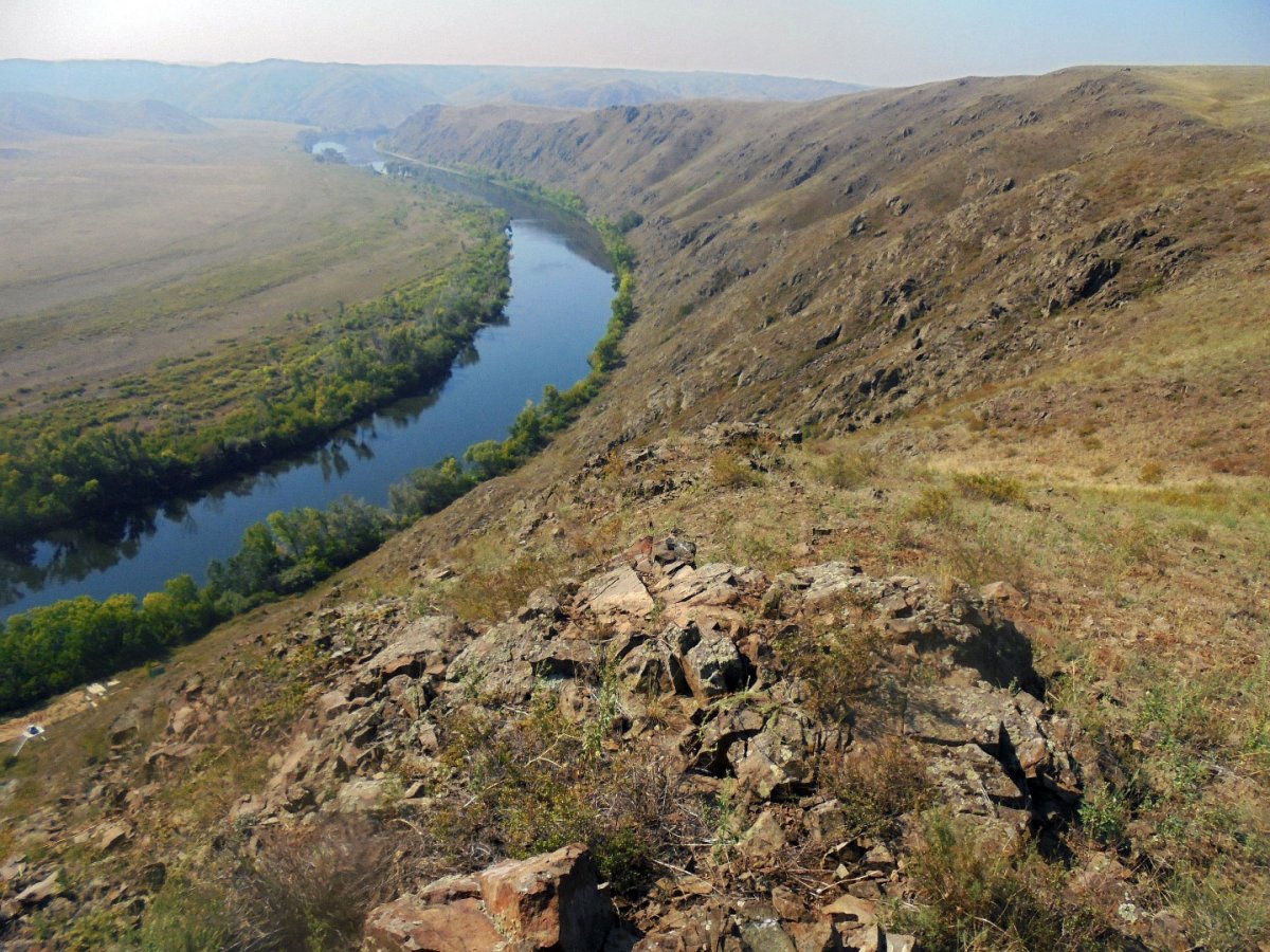 Река Урал в Оренбургской области Новотроицк