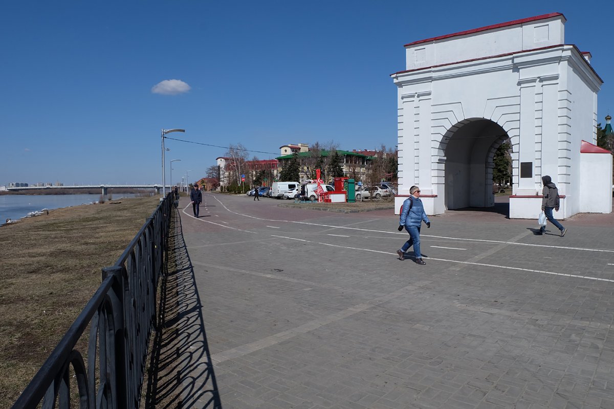 Омск набережная иртыша