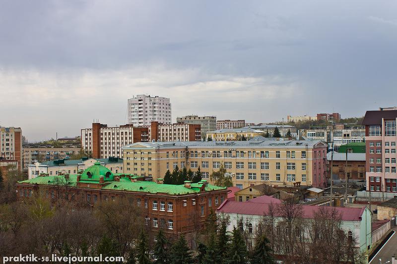 Пенза 10 дней. Крыши Пензы. Обзорная фотография дома Толстого 3 Пенза. Большая Спасская 29 фото панорама.