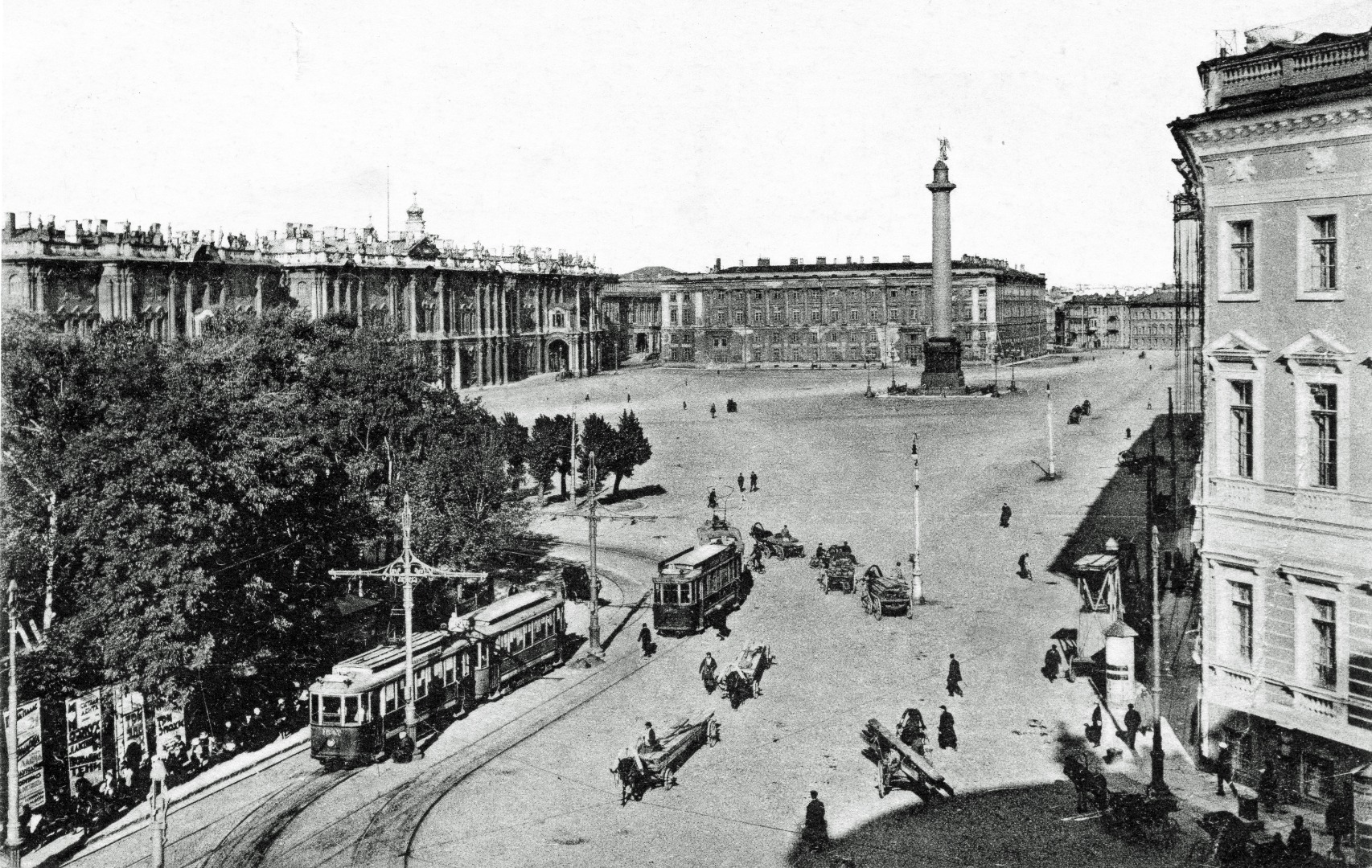 Ленинград 1930е годы площадь Урицкого