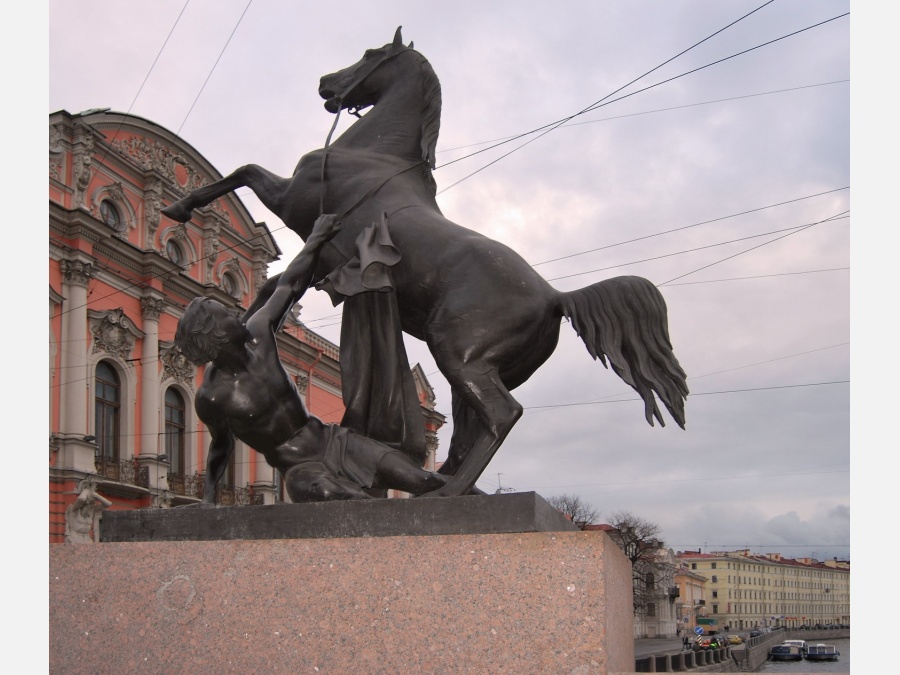 Аничков мост в санкт петербурге фото