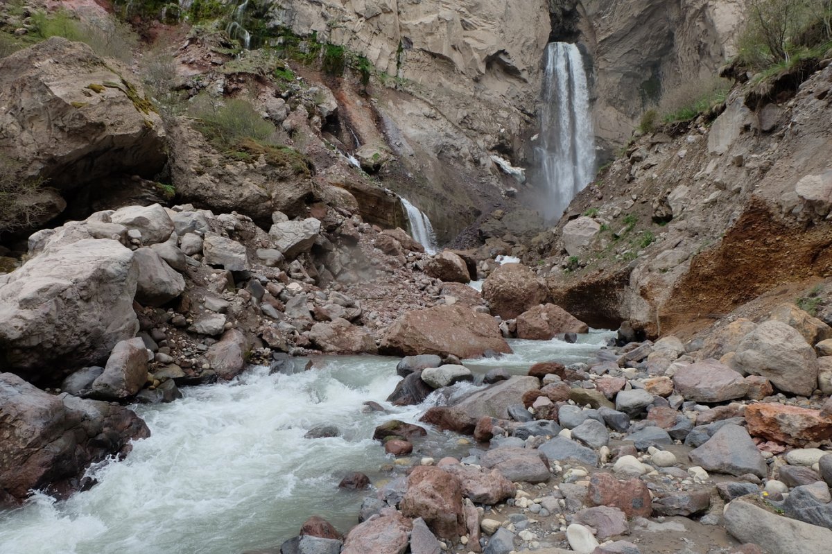 Кабардино-Балкария. Султан самый высокий водопад, но не самый мощный. Россия - Кабардино-Балкария. Фото №29