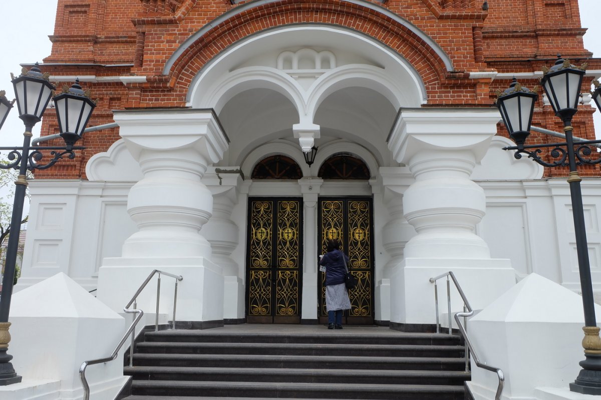 Нижний Новгород. Ещё один исторический храм Нижнего Новгорода, построен в стиле неорусской эклектики. Россия - Нижний Новгород. Фото №11