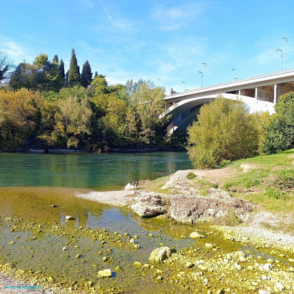 Колашин, Подгорица, Петровац. Мост через Морачу в Подгорице. Черногория - Колашин, Подгорица, Петровац. Фото №31